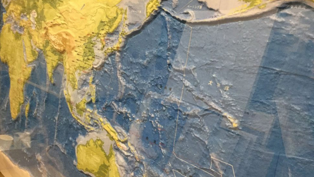 世界立体地図